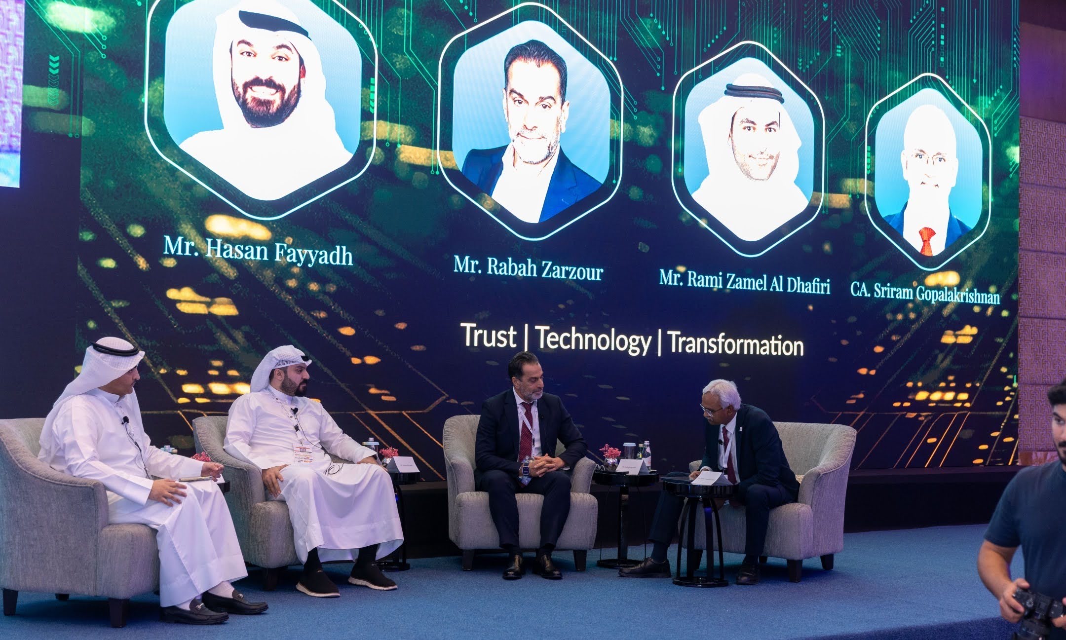 On a panel discussion